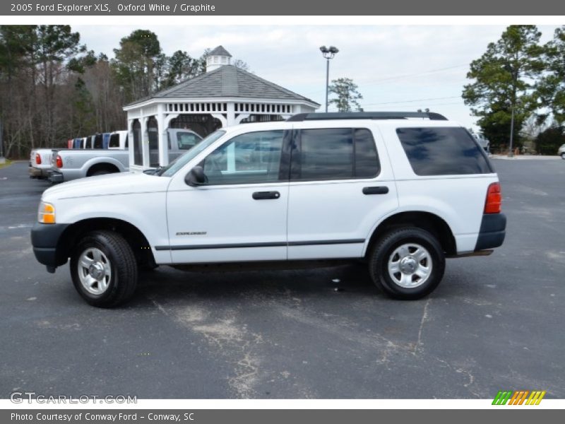Oxford White / Graphite 2005 Ford Explorer XLS