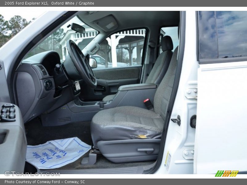 Oxford White / Graphite 2005 Ford Explorer XLS