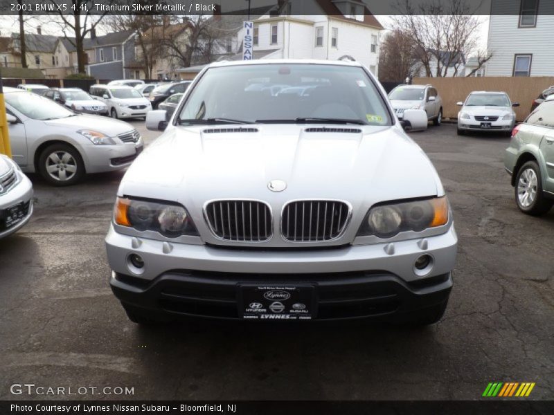 Titanium Silver Metallic / Black 2001 BMW X5 4.4i