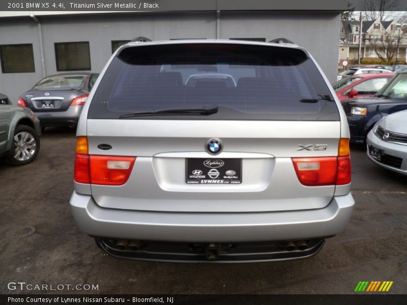 Titanium Silver Metallic / Black 2001 BMW X5 4.4i