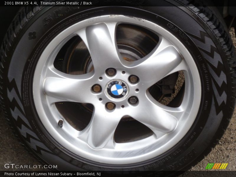 Titanium Silver Metallic / Black 2001 BMW X5 4.4i