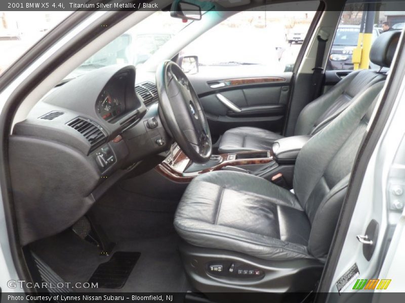 Titanium Silver Metallic / Black 2001 BMW X5 4.4i