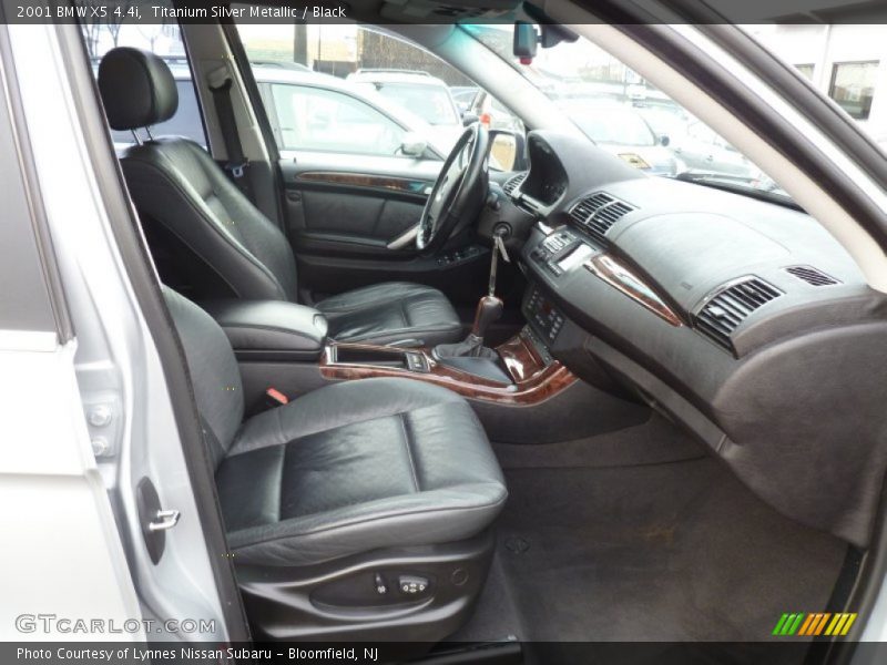 Titanium Silver Metallic / Black 2001 BMW X5 4.4i