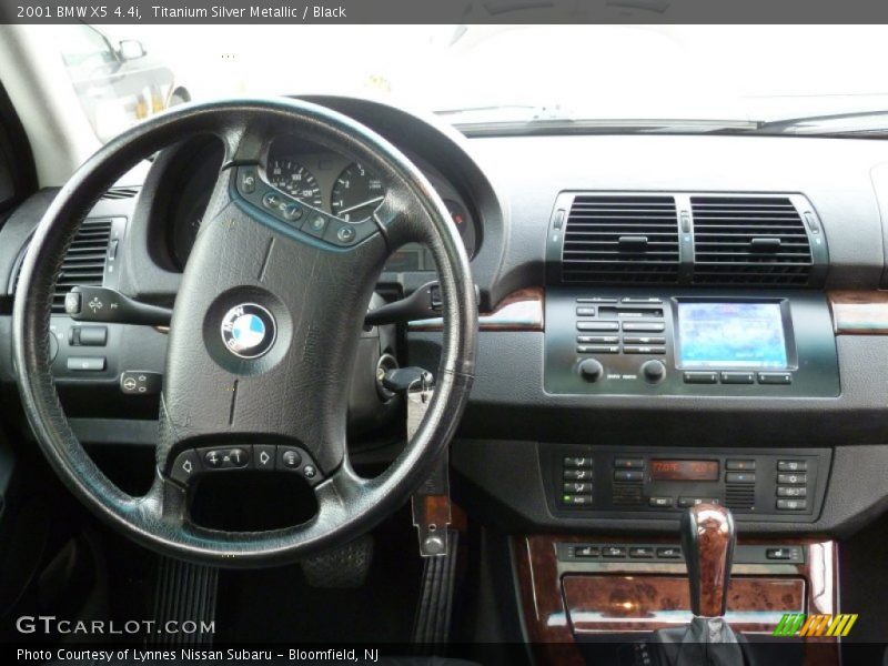 Titanium Silver Metallic / Black 2001 BMW X5 4.4i