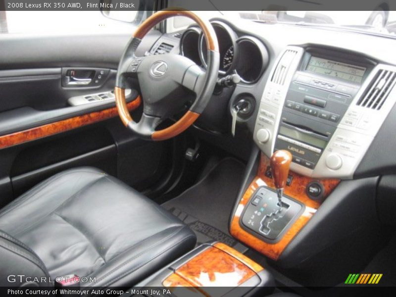 Flint Mica / Black 2008 Lexus RX 350 AWD