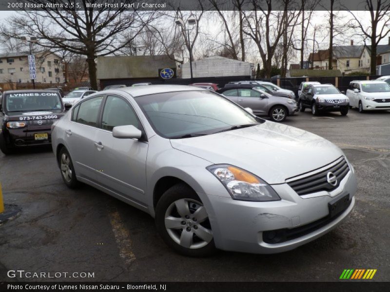 Winter Frost Pearl / Charcoal 2008 Nissan Altima 2.5 S