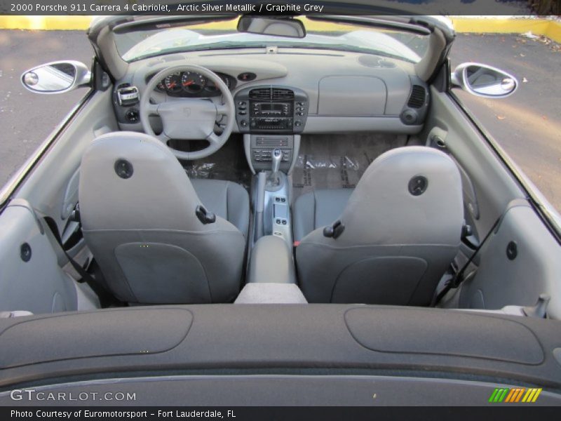  2000 911 Carrera 4 Cabriolet Graphite Grey Interior