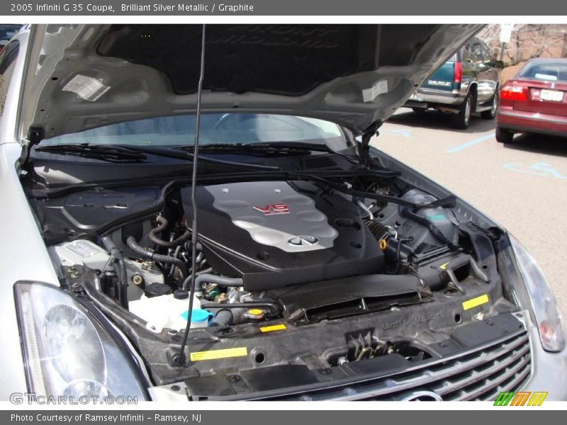 Brilliant Silver Metallic / Graphite 2005 Infiniti G 35 Coupe