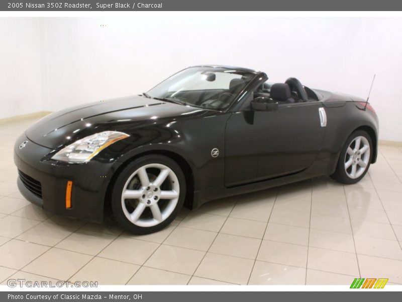 Super Black / Charcoal 2005 Nissan 350Z Roadster