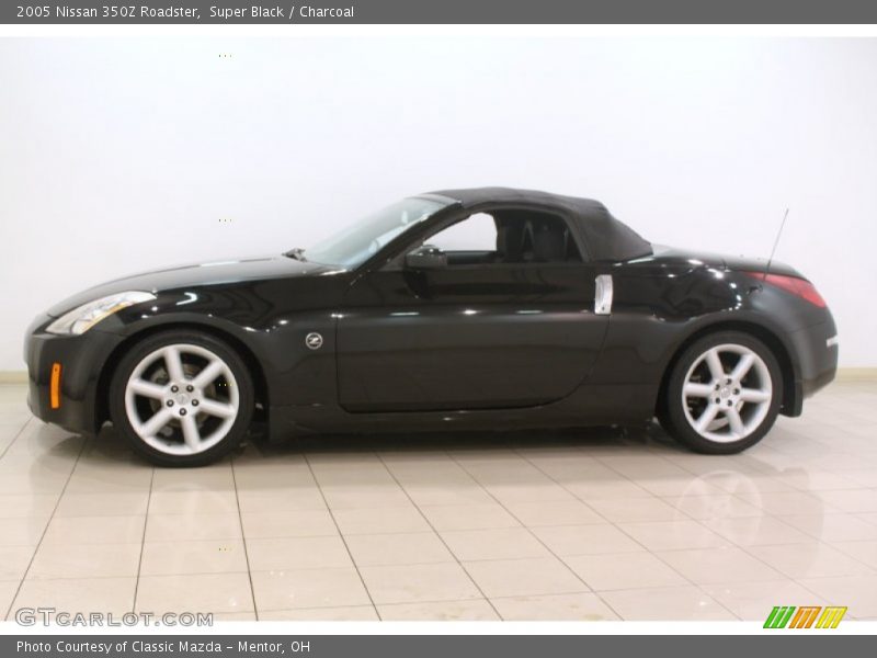 Super Black / Charcoal 2005 Nissan 350Z Roadster