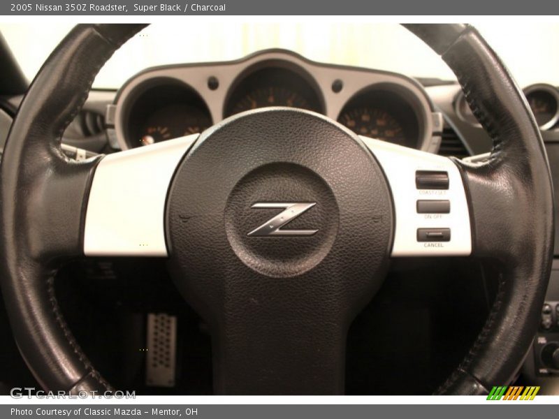 Super Black / Charcoal 2005 Nissan 350Z Roadster