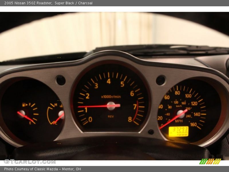 Super Black / Charcoal 2005 Nissan 350Z Roadster