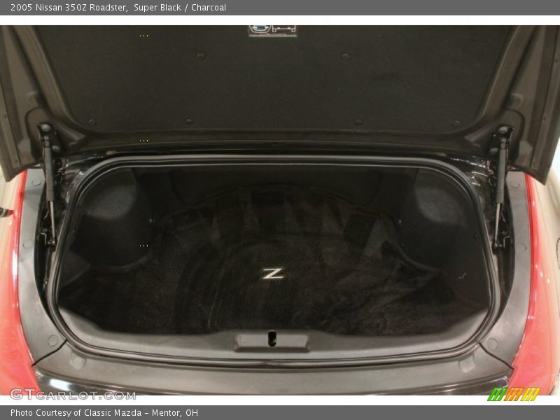 Super Black / Charcoal 2005 Nissan 350Z Roadster