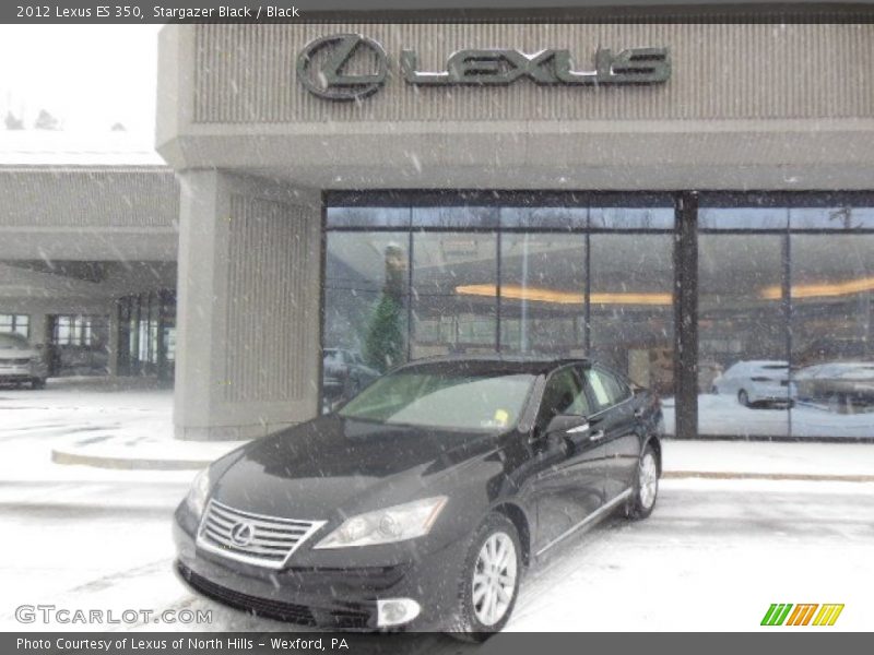 Stargazer Black / Black 2012 Lexus ES 350
