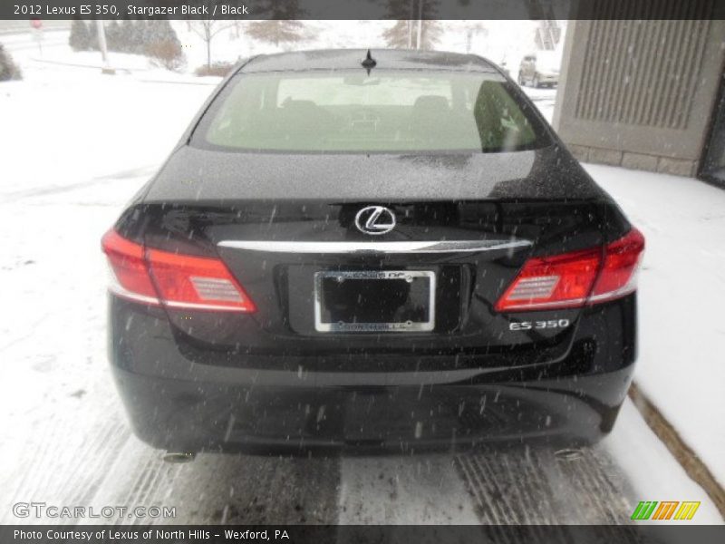 Stargazer Black / Black 2012 Lexus ES 350