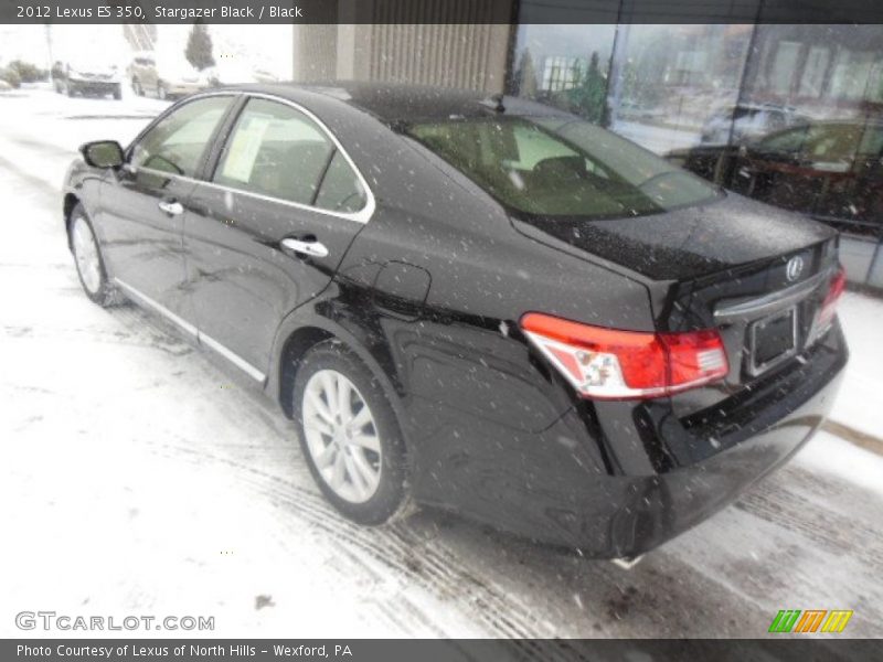Stargazer Black / Black 2012 Lexus ES 350