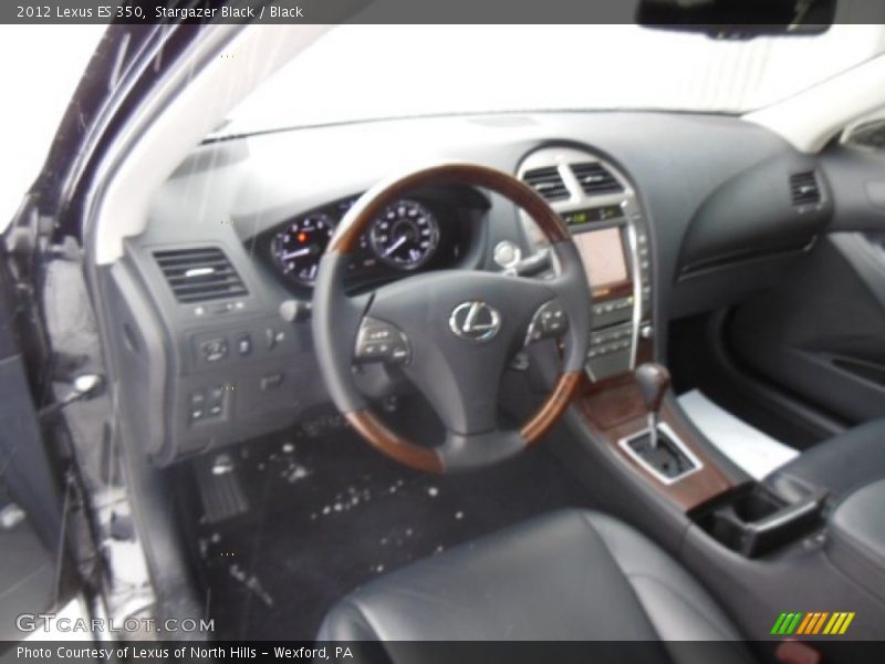 Stargazer Black / Black 2012 Lexus ES 350