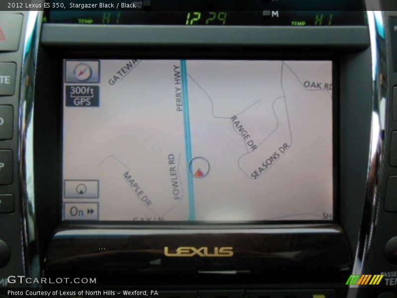 Stargazer Black / Black 2012 Lexus ES 350