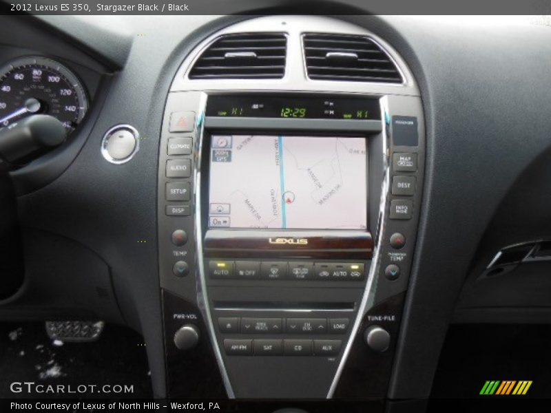 Stargazer Black / Black 2012 Lexus ES 350