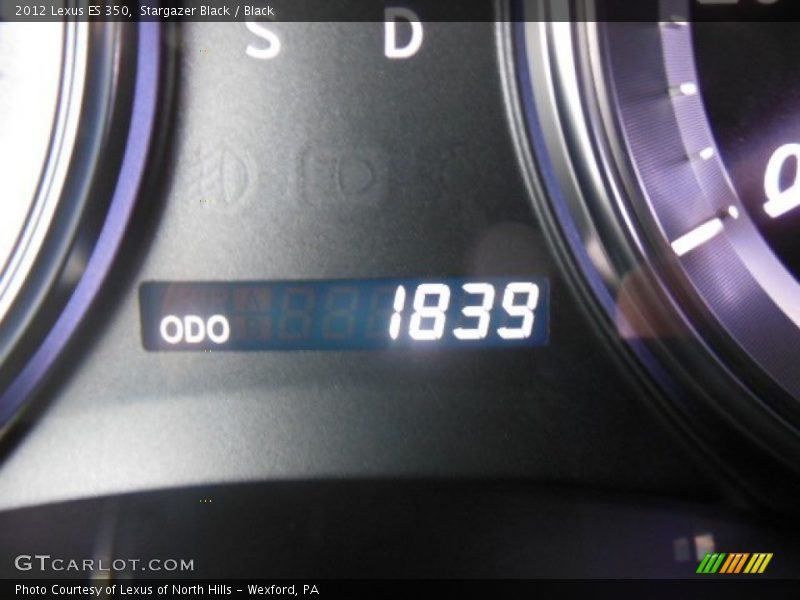 Stargazer Black / Black 2012 Lexus ES 350