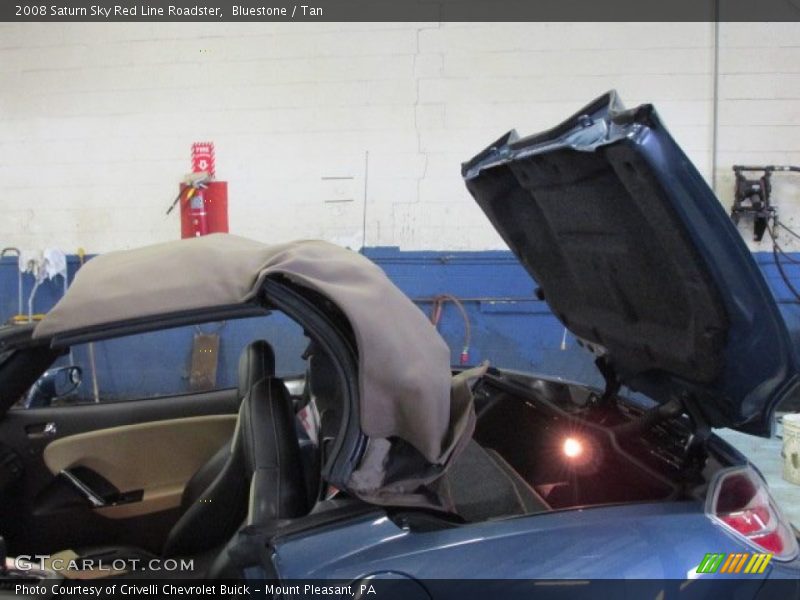 Bluestone / Tan 2008 Saturn Sky Red Line Roadster