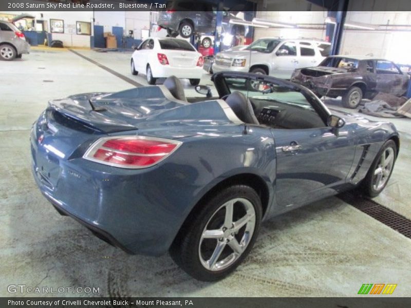 Bluestone / Tan 2008 Saturn Sky Red Line Roadster