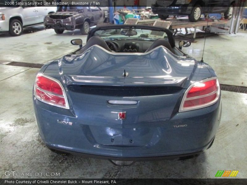 Bluestone / Tan 2008 Saturn Sky Red Line Roadster