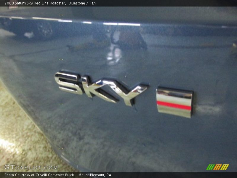 Bluestone / Tan 2008 Saturn Sky Red Line Roadster