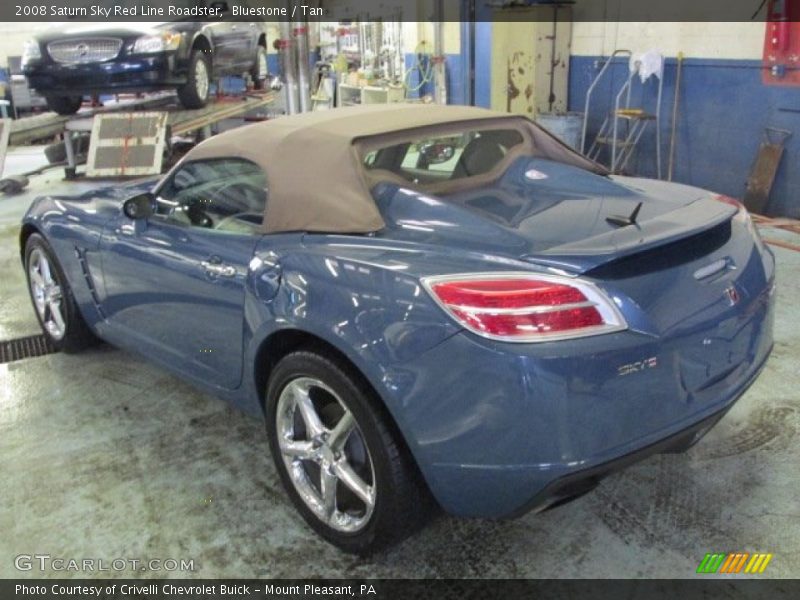 Bluestone / Tan 2008 Saturn Sky Red Line Roadster