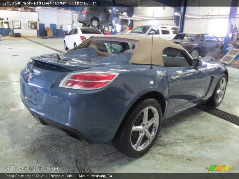 Bluestone / Tan 2008 Saturn Sky Red Line Roadster