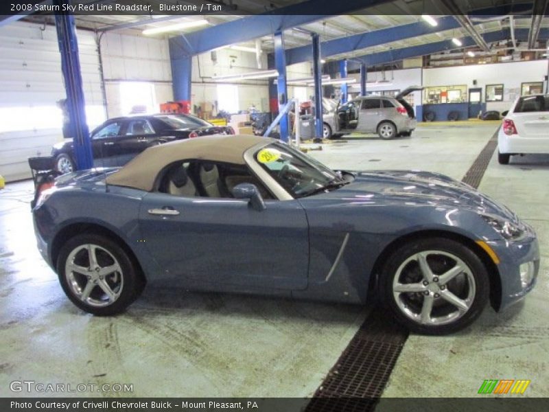 Bluestone / Tan 2008 Saturn Sky Red Line Roadster