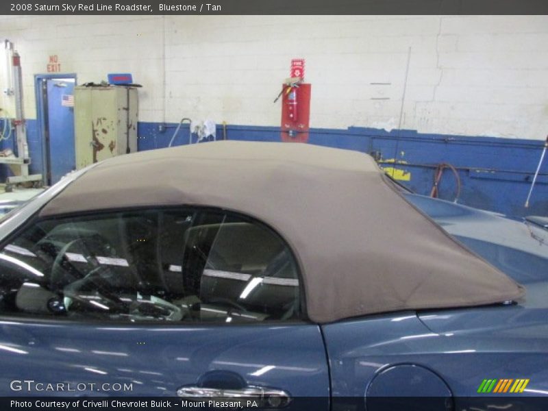Bluestone / Tan 2008 Saturn Sky Red Line Roadster