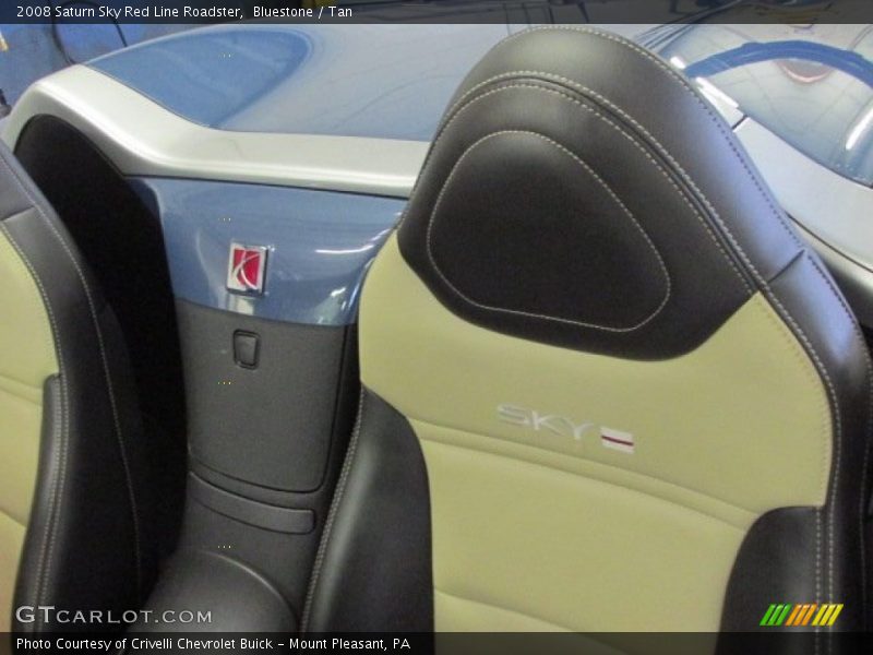 Bluestone / Tan 2008 Saturn Sky Red Line Roadster