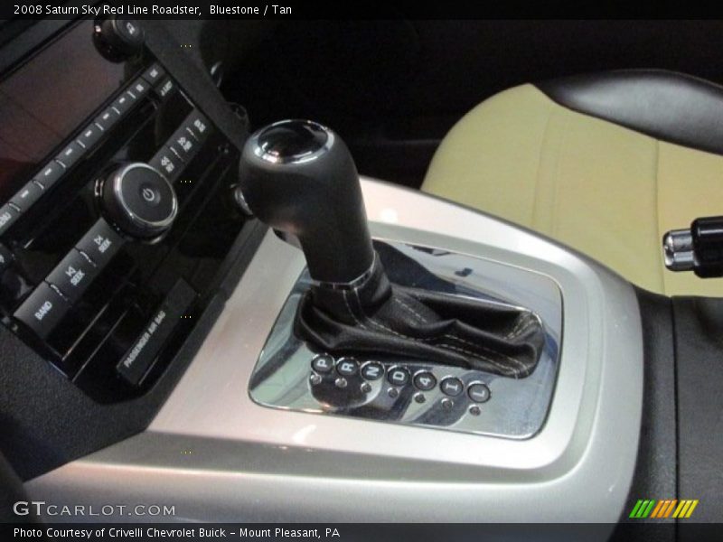 Bluestone / Tan 2008 Saturn Sky Red Line Roadster