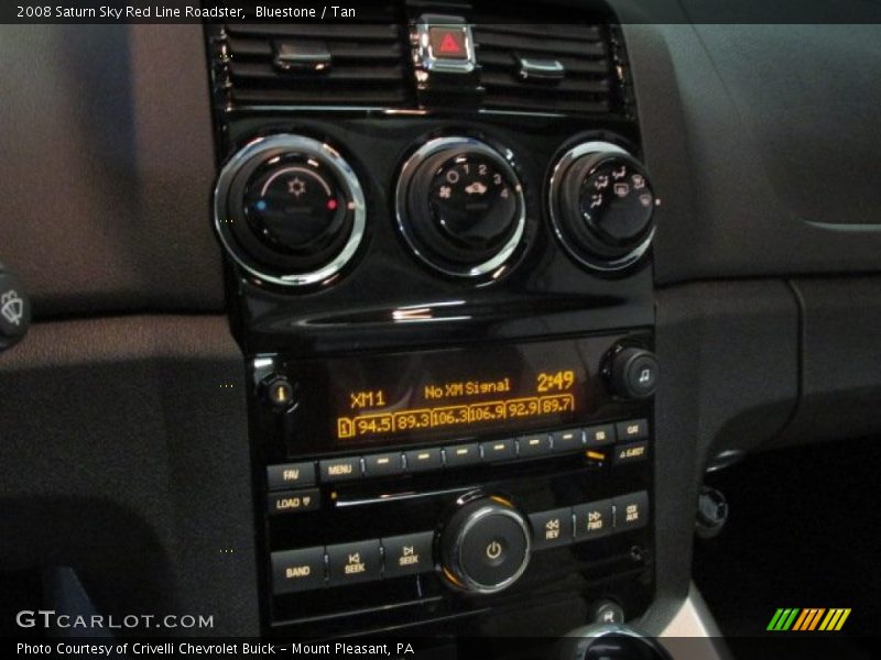 Bluestone / Tan 2008 Saturn Sky Red Line Roadster