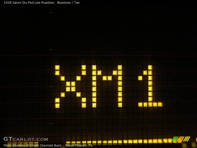 Bluestone / Tan 2008 Saturn Sky Red Line Roadster