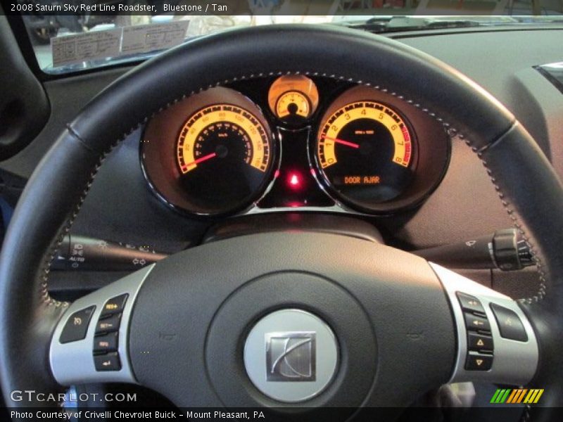 Bluestone / Tan 2008 Saturn Sky Red Line Roadster