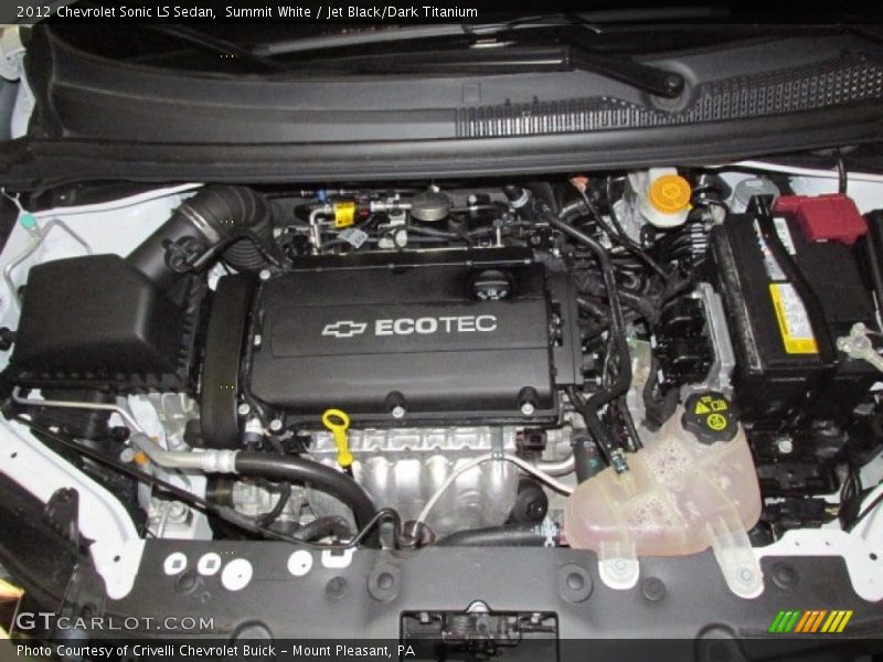 Summit White / Jet Black/Dark Titanium 2012 Chevrolet Sonic LS Sedan