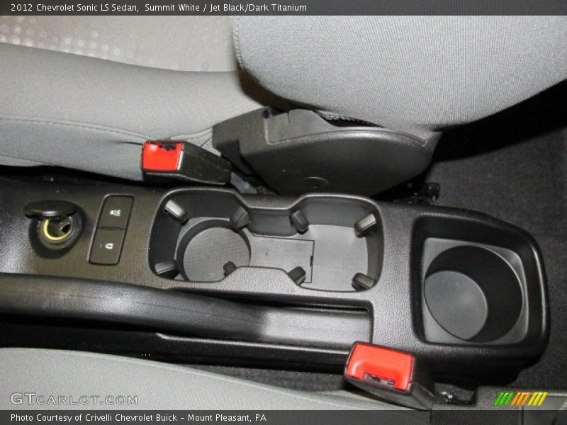 Summit White / Jet Black/Dark Titanium 2012 Chevrolet Sonic LS Sedan