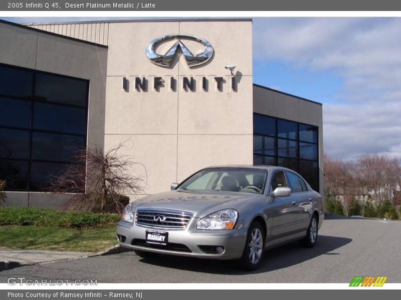 Desert Platinum Metallic / Latte 2005 Infiniti Q 45