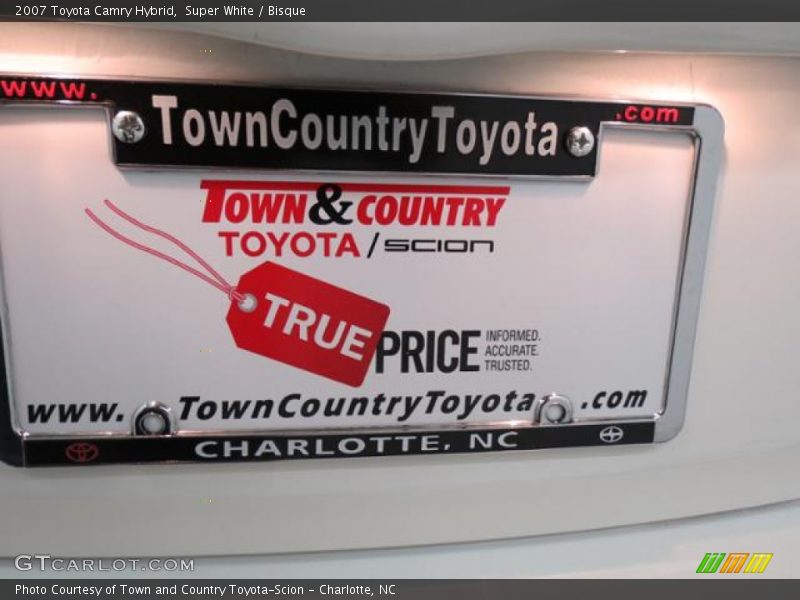 Super White / Bisque 2007 Toyota Camry Hybrid