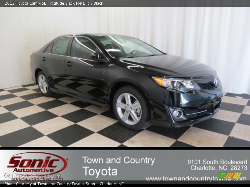 Attitude Black Metallic / Black 2013 Toyota Camry SE