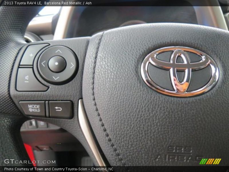 Controls of 2013 RAV4 LE