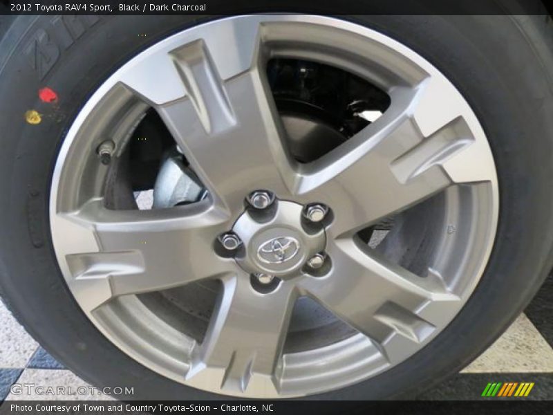 Black / Dark Charcoal 2012 Toyota RAV4 Sport