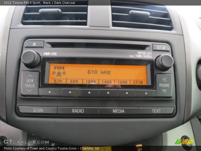 Black / Dark Charcoal 2012 Toyota RAV4 Sport