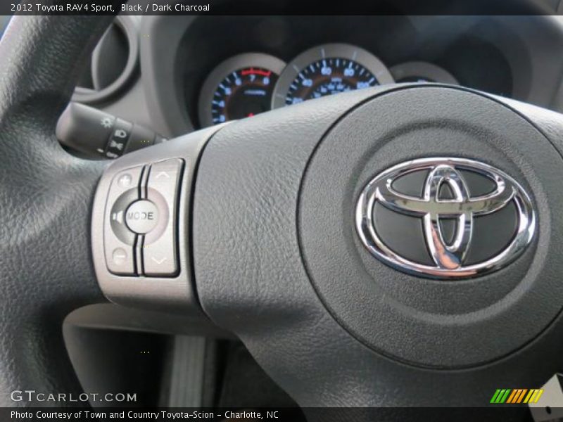 Black / Dark Charcoal 2012 Toyota RAV4 Sport
