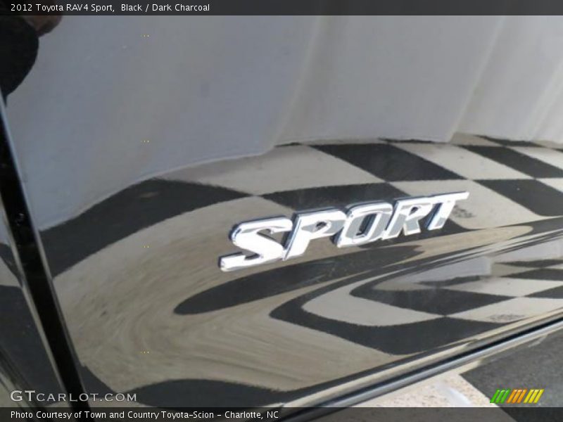 Black / Dark Charcoal 2012 Toyota RAV4 Sport