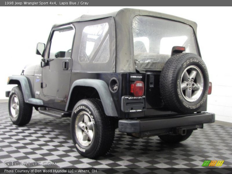 Lapis Blue / Gray 1998 Jeep Wrangler Sport 4x4