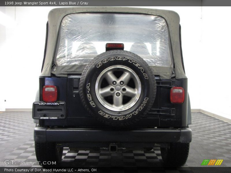 Lapis Blue / Gray 1998 Jeep Wrangler Sport 4x4