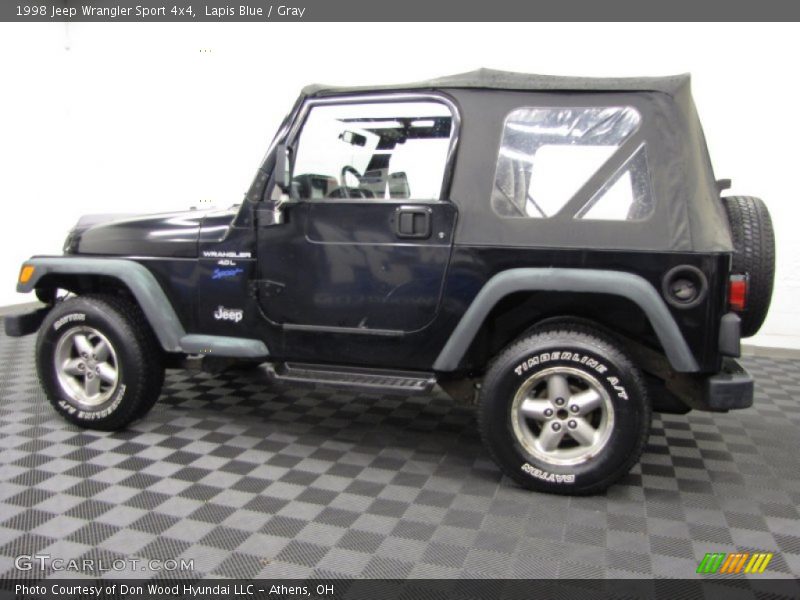 Lapis Blue / Gray 1998 Jeep Wrangler Sport 4x4